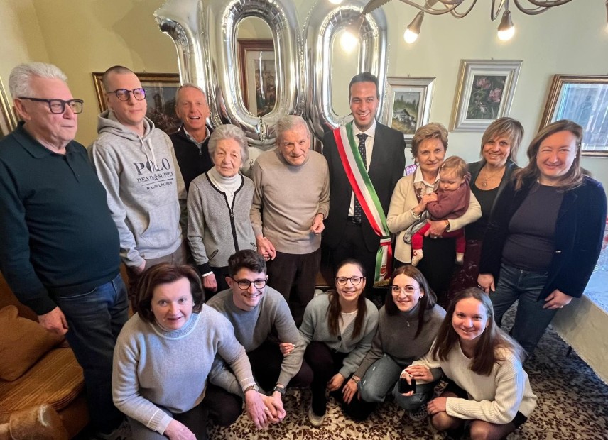 Silvio Paleari festeggia cent’anni di vita