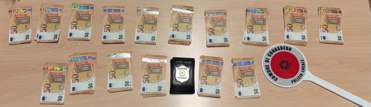Evaso dai domiciliari con 8000 euro in banconote false, arrestato dalla Polizia Locale