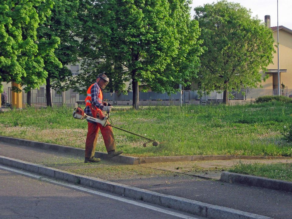 Sfalcio del verde autorizzato dalle sei del mattino