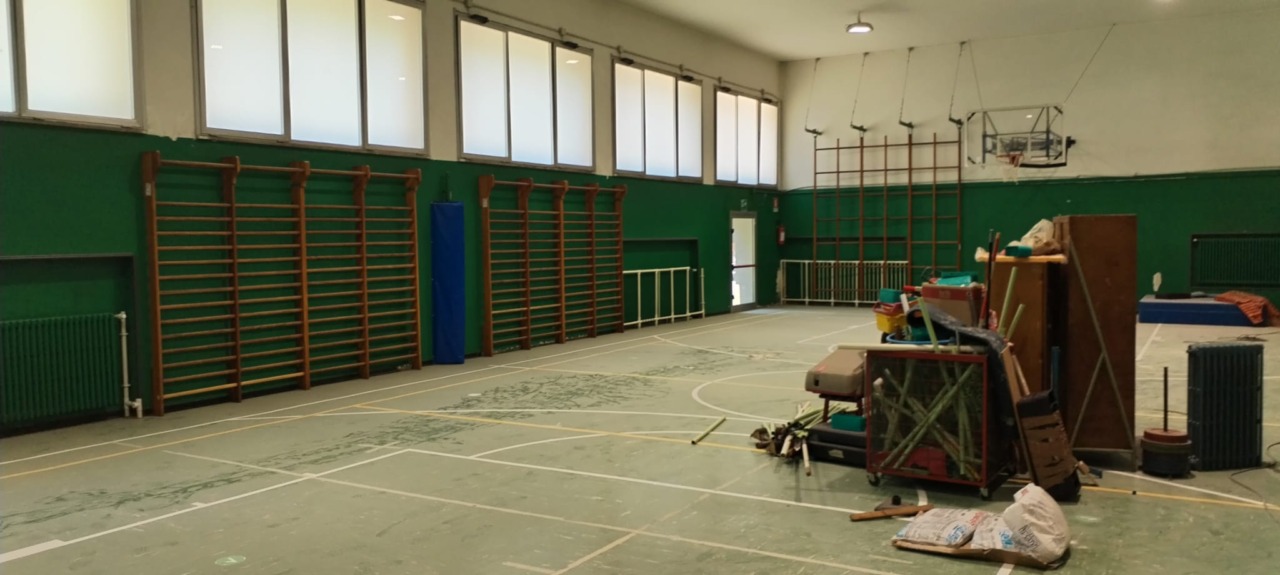 Avviati i lavori di ristrutturazione della palestra di via Don Sturzo