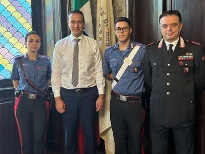 Il Sindaco di Rho accoglie due nuovi membri dell’Arma