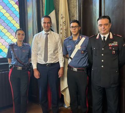 Il Sindaco di Rho accoglie due nuovi membri dell’Arma